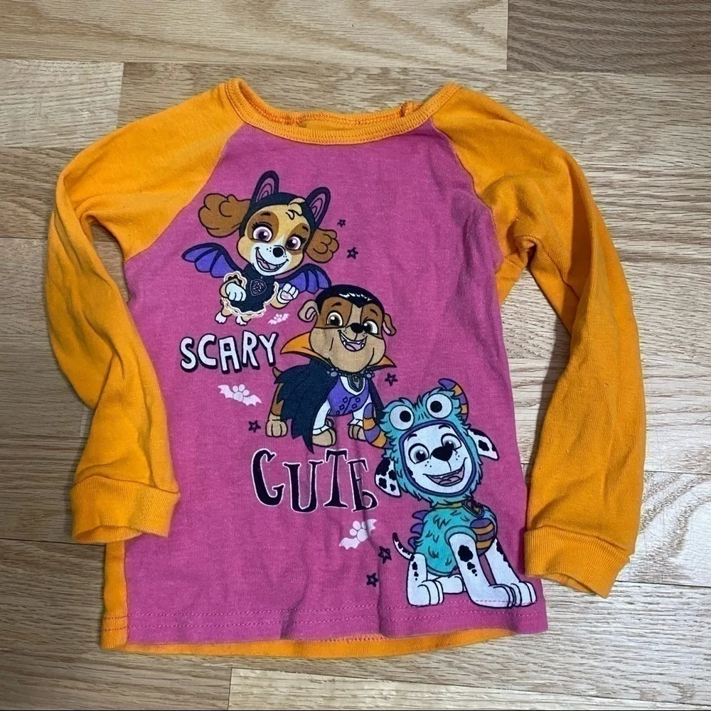 Paw Patrol 3T Glow in the Dark Pajama Set Girls Toddler